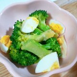 ブロッコリーと卵のオイマヨサラダ